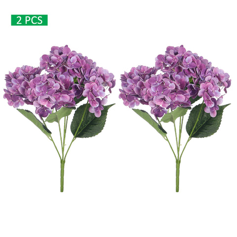 2-Packs Nearly Natural 3D Hydrangea Flower