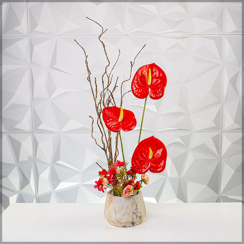 decorative artificial anthurium stem