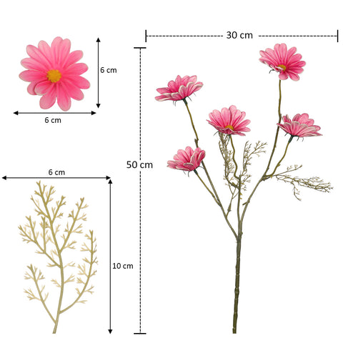 Silk daisy flower