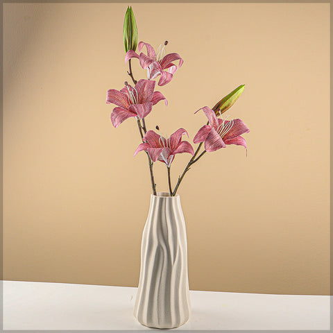 2-Packs 3heads Nearly Natural Lily Flower
