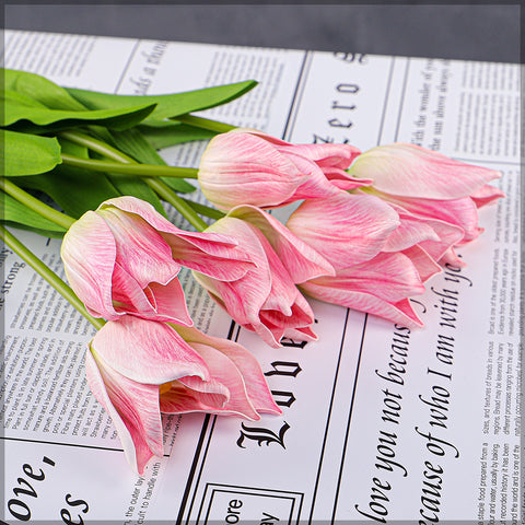 Faux Tulip Flowers