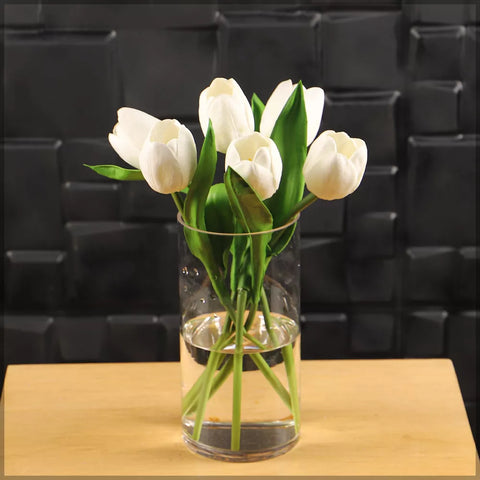 Faux Tulip Flower Bunch
