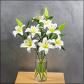artificial white lily