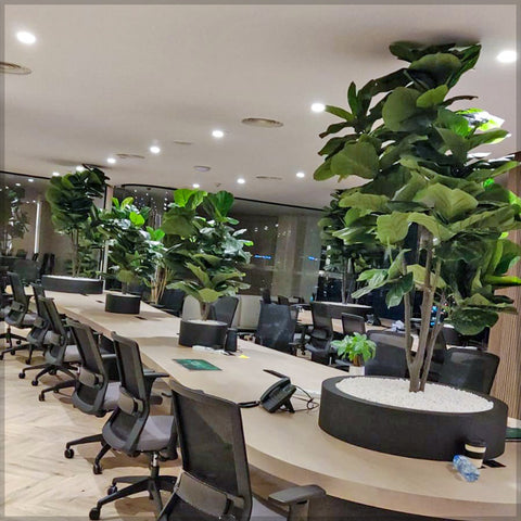 fake plants for desk decoration