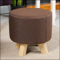 Round Shaped Ottoman Wood Stool
