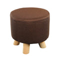 Round Shaped Ottoman Wood Stool