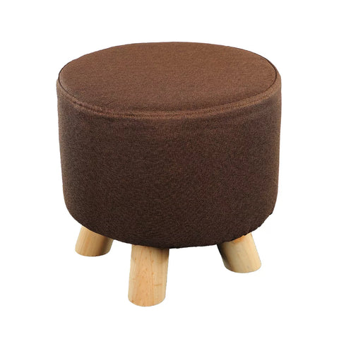 Round Shaped Ottoman Wood Stool