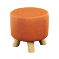 Round Shaped Ottoman Wood Stool
