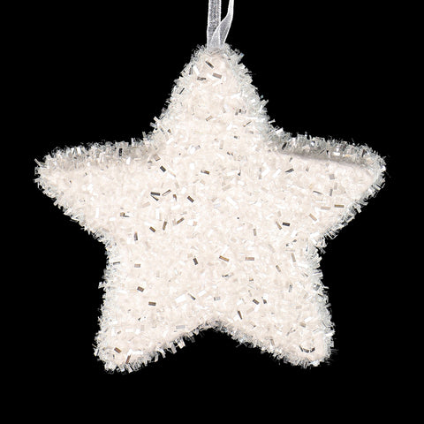 Festive hanging Christmas ornaments