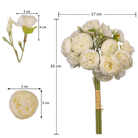 Silk Peony Bouquet