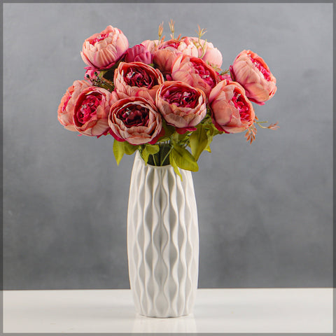 Handmade Artificial Peony Bunch