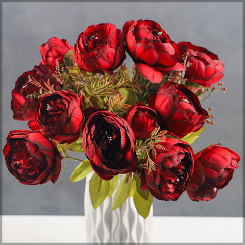 Artificial Peony Flowers
