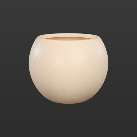 Simple Round Plastic Planter