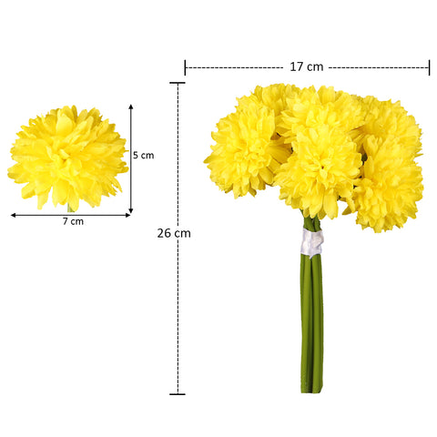 Decorative Silk Pom Pom Flower