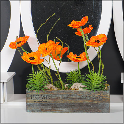 Realistic Poppy Flowers