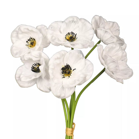 Poppy Flower Artificial Decor for Home