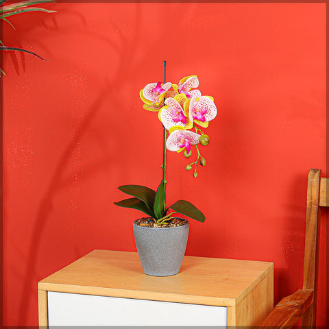 Artificial orchid flowers