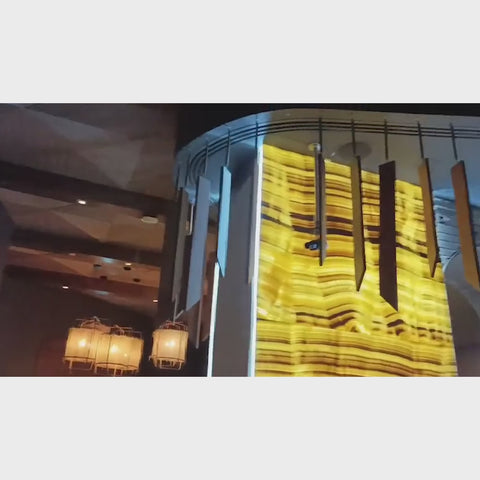huge tree wall to ceiling decoration