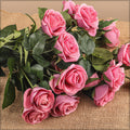 artificial real touch rose flowers