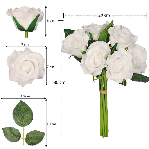 Real touch roses for home decoration