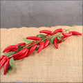 Red pepper foam simulation