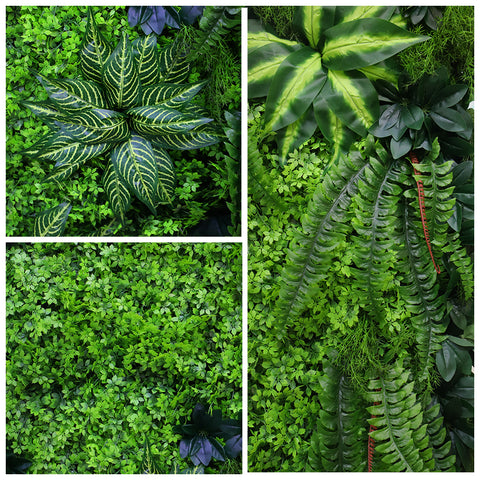 faux greenery room divider