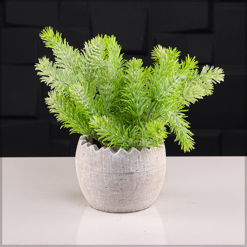 Cement Round Flower Vase