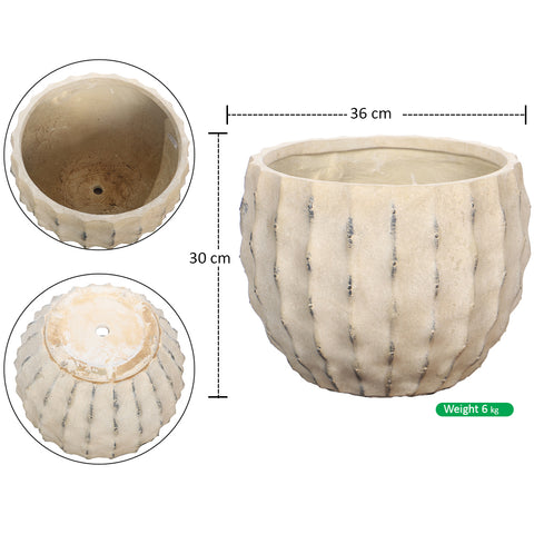 durable rustic garden pots