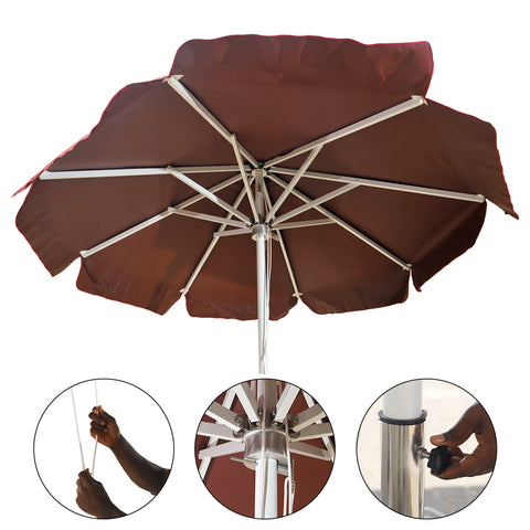 Outdoor Patio Umbrella with Base