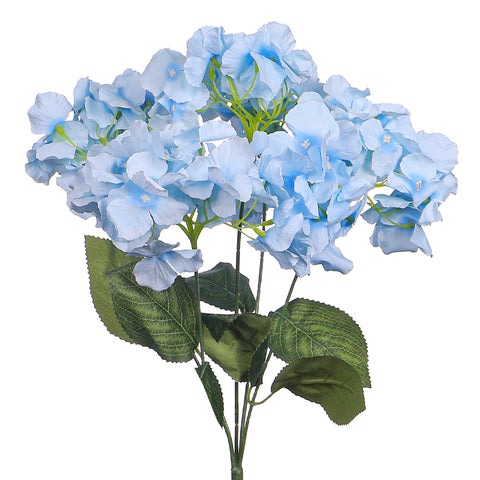 Realistic Silk Hydrangea Flowers