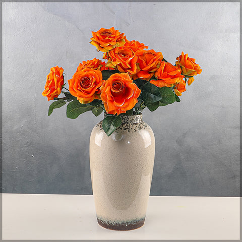 Faux silk rose bunches