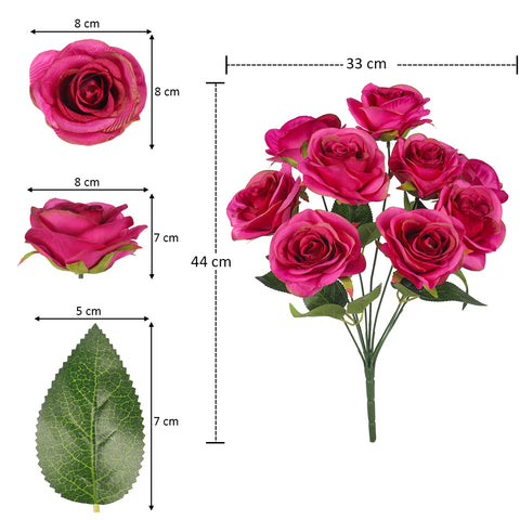 artificial roses for bouquets