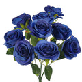 Faux silk roses