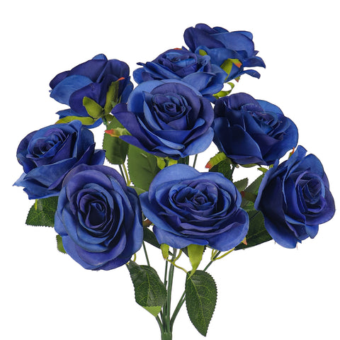 Faux silk roses