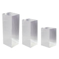 Silver modern stands