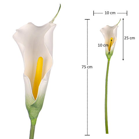 real touch big calla lily flowers