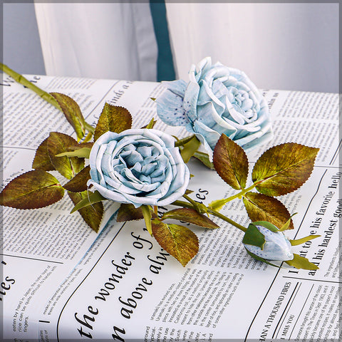 lifelike rose flower single stem