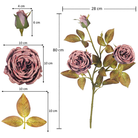 faux single stem rose