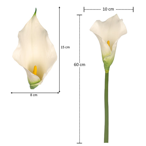oversized artificial calla lily for decorations
