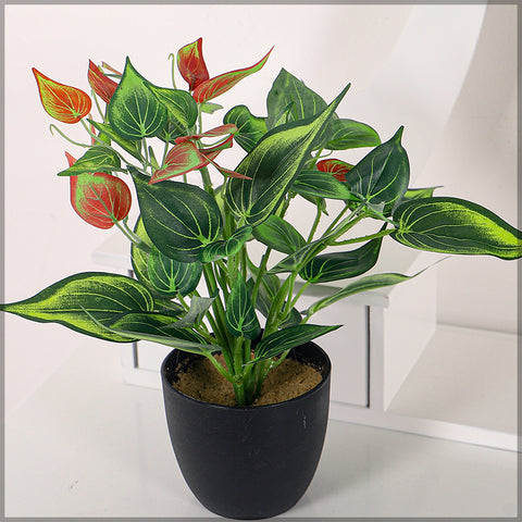 Small Artificial Plants in Pots