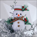 Winter snowman holiday decor