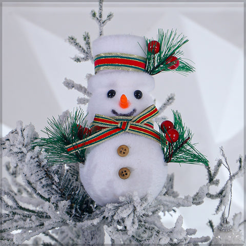 Winter snowman holiday decor