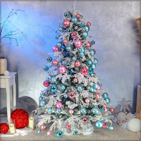 Snow-Covered Christmas Tree