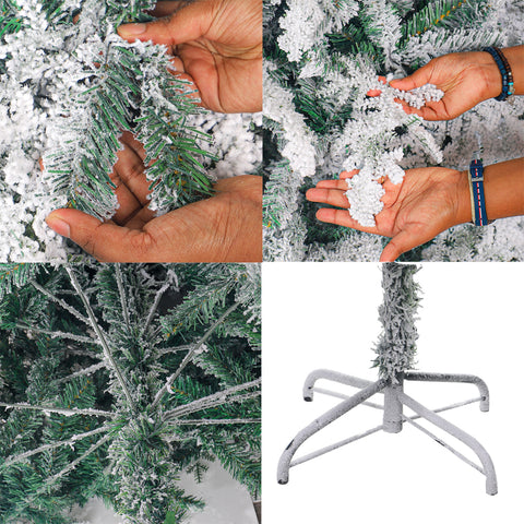 Realistic Snowy Christmas Tree