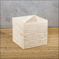 Elegant square cement planter for home décor