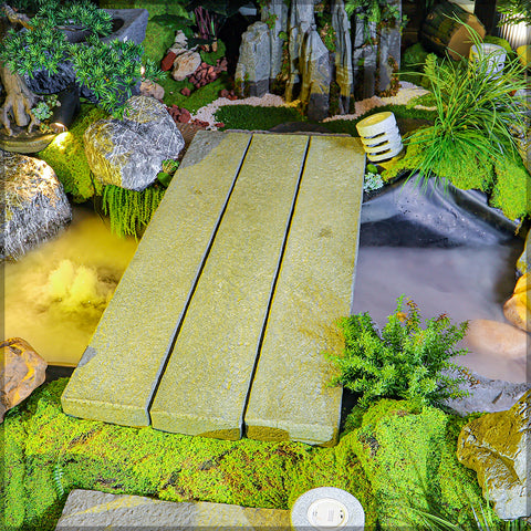 Garden Stone Bridge Design