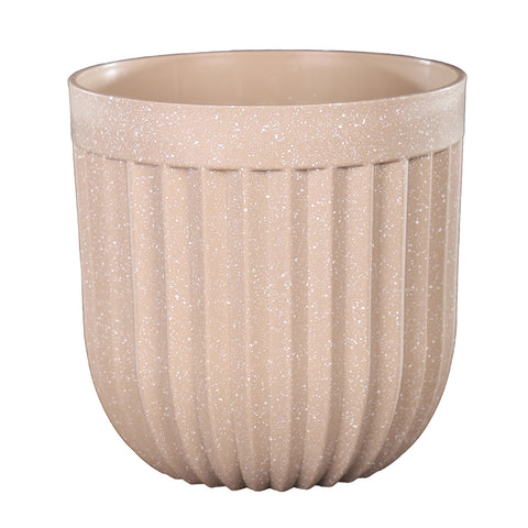 Stripe Design Platic Pot