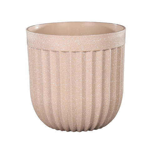 Stripe Design Platic Pot