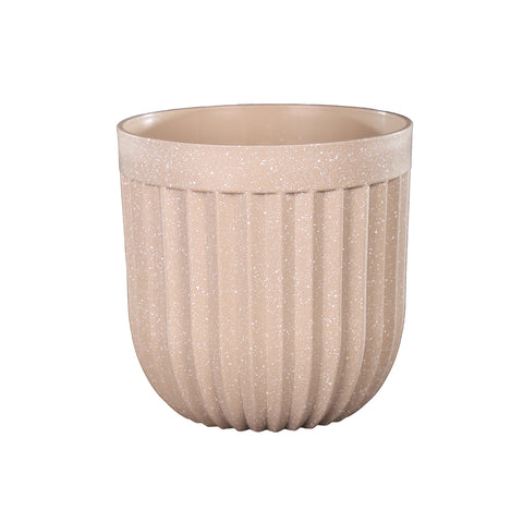 Stripe Design Platic Pot