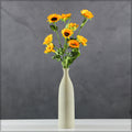 single artificial sunflower stem